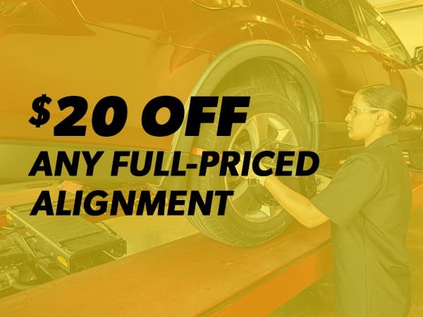$20 off Full Priced Alignment
