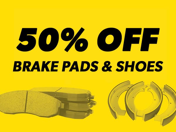 Percentage off Brakes No Warranty