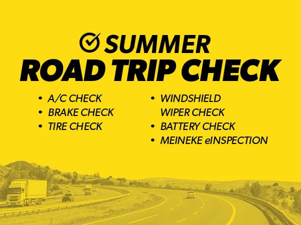 Summer Road Trip Check