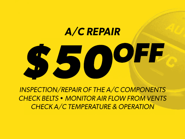 $50 off A/C Repair - Generic
