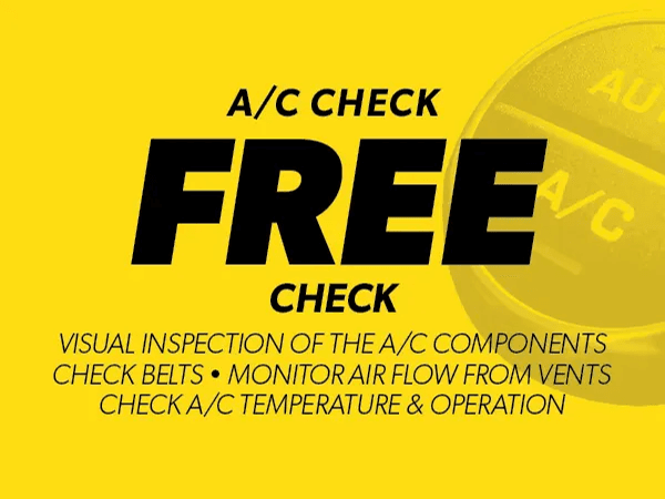Free A/C Check