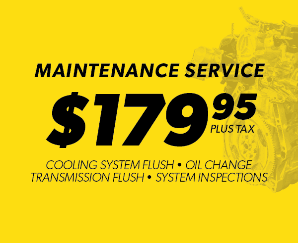 $179.95 Maintenance Service