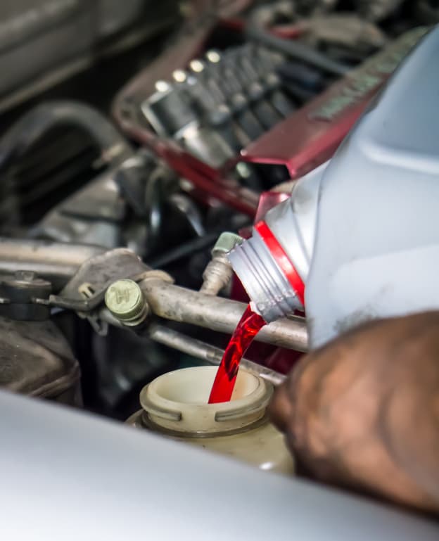 Meineke's expert is refiling transmission fluid