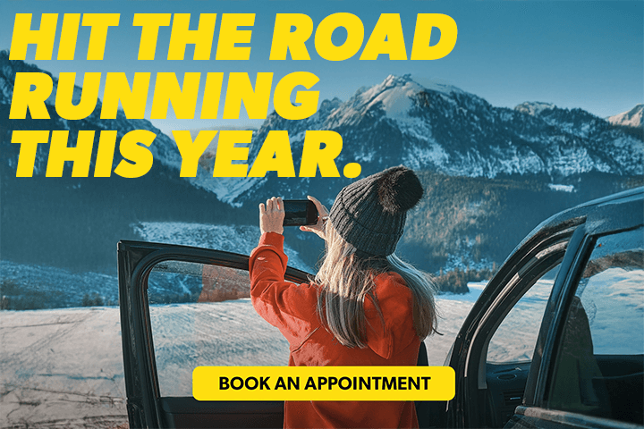 Hit the road running this year. Book an appointment.