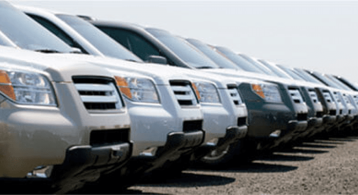 Meineke's fleet of vehicles